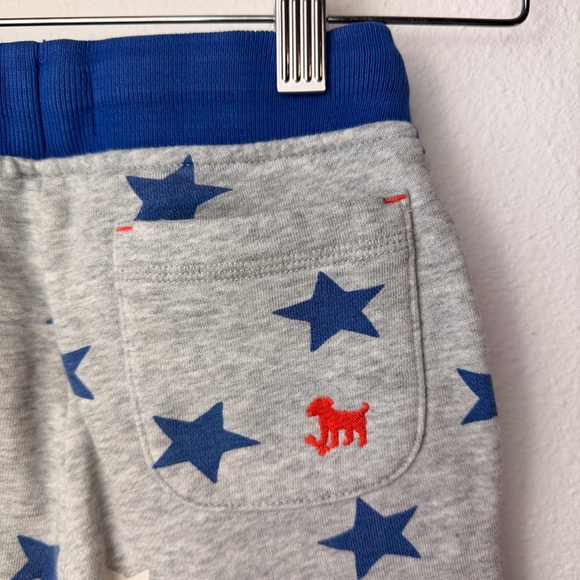 Mini Boden Star Sweatpants Kids 5 Grey Blue - Picture 5 of 6